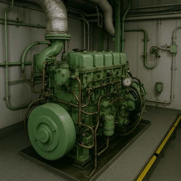 MAM -023 Especialidad de motores marinos para oficiales de máquinas en buques con máquinas propulsoras principales de potencia menor a 750 Kw.